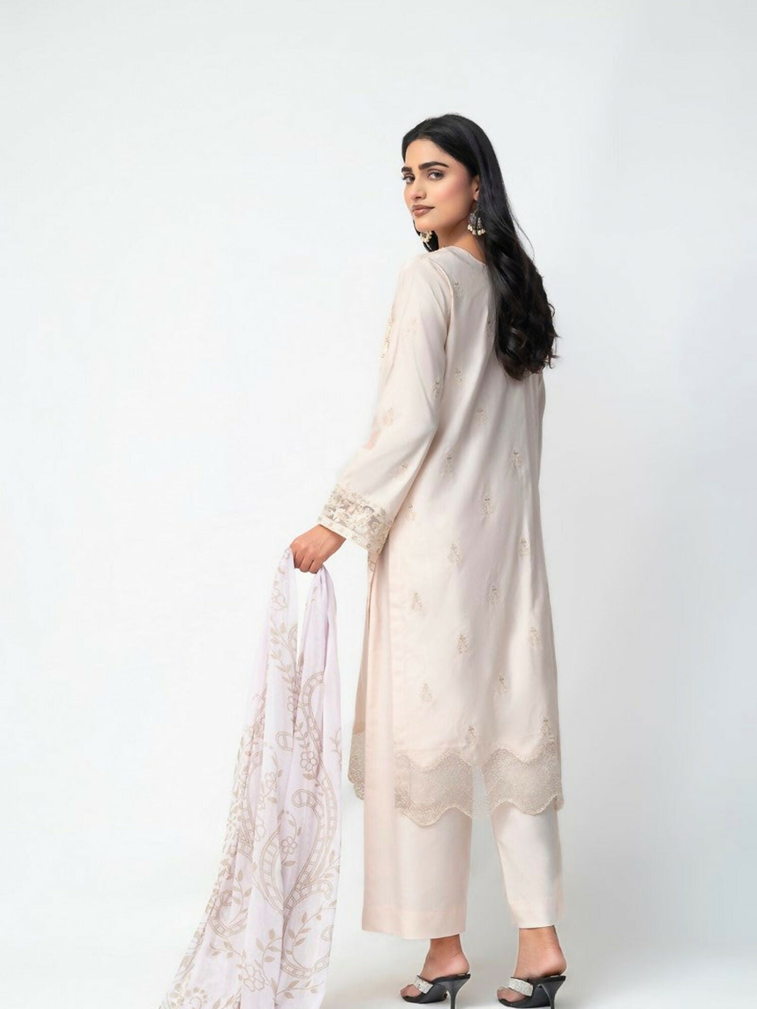 Imran Aftab Winter'25 Khaddar Embroidered Unstitched 3-Piece Suit-IAKC-UF-20