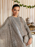 Hussain Rehar Moon In The Golden Cup Raw Silk Embellished Stitched 3-Piece Suit-Lucent
