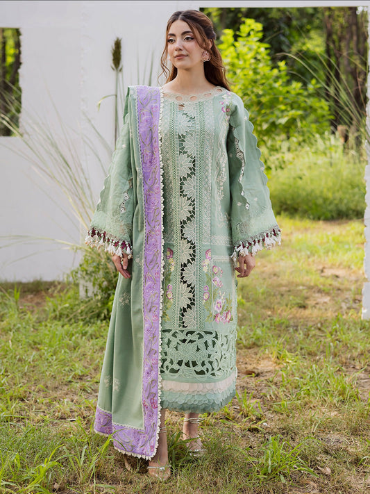 Parishay Winterwood Tales Khaddar Embroidered Unstitched 3-Piece Suit- WW - 09