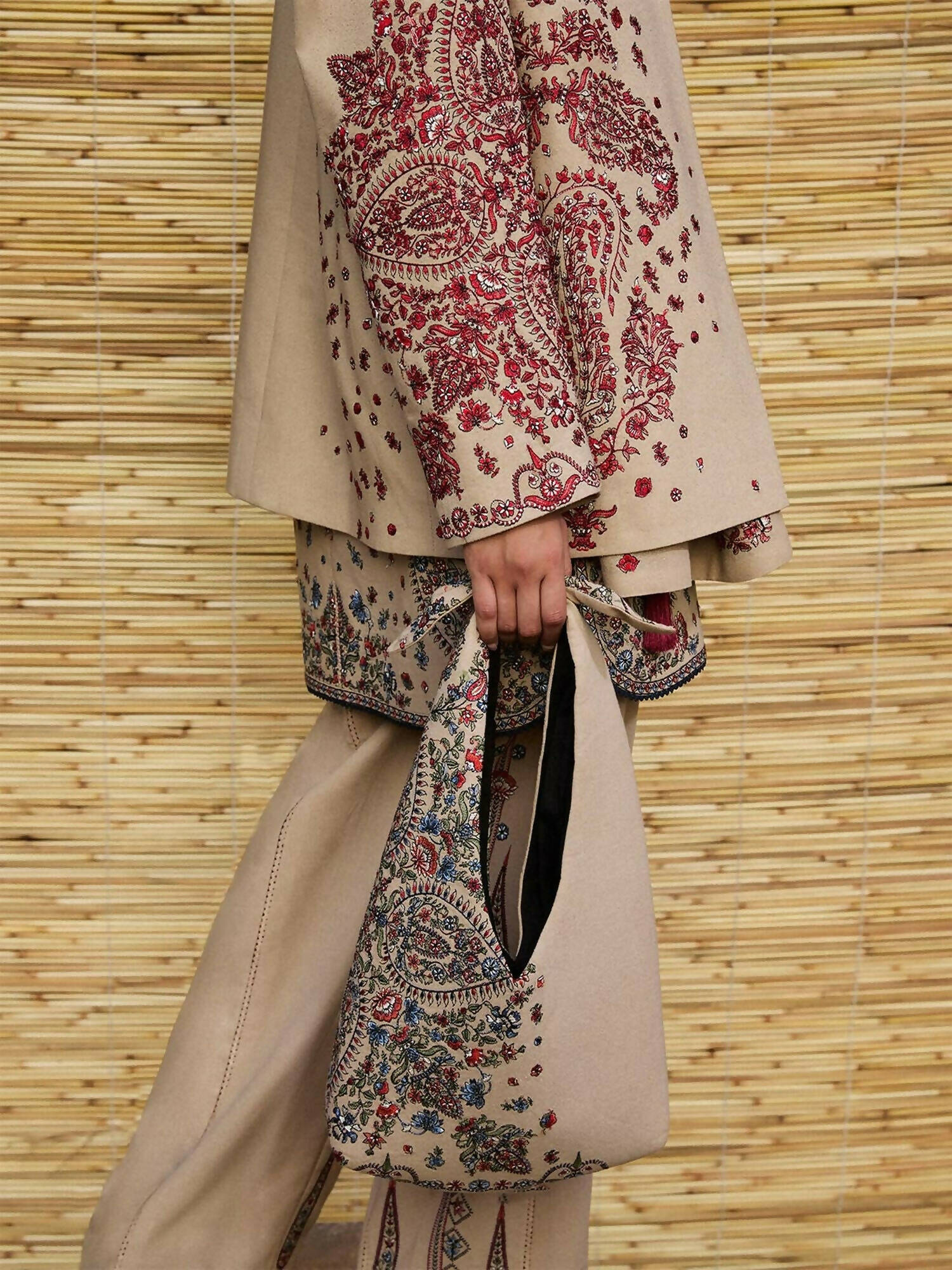 Jugnu By Hussain Rehar AW'25 Edit I Karandi Embroidered Stitched 2-Piece Suit-Naaz