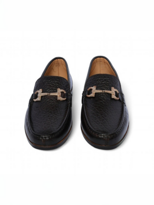 Coffee-colored cow leather casual shoes with a sleek finish, rubber sole, and lightweight design for everyday comfort and style.