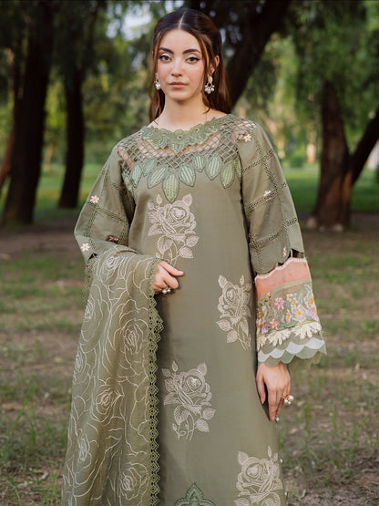 Parishay Winterwood Tales Khaddar Embroidered Unstitched 3-Piece Suit- WW - 13
