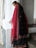 Hussain Rehar Luxury Lawn'25 Embroidered Unstitched 3-Piece Suit-Bliz