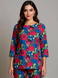 Bin Shaukat Lawn Printed Unstitched 2-Piece Suit-C-55