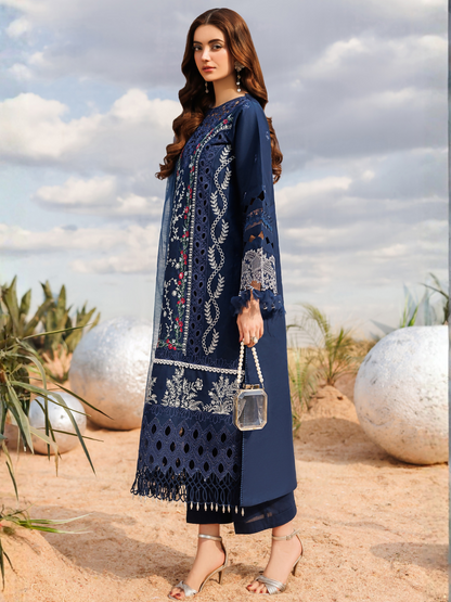 Parishay Shangrila Lawn Vol 2 Embroidered Unstitched 3-Piece Suit-ANG-08