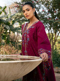 Binilyas Hazel Printed Embroidered Lawn Unstitched 3-Piece Suit-2078 - A