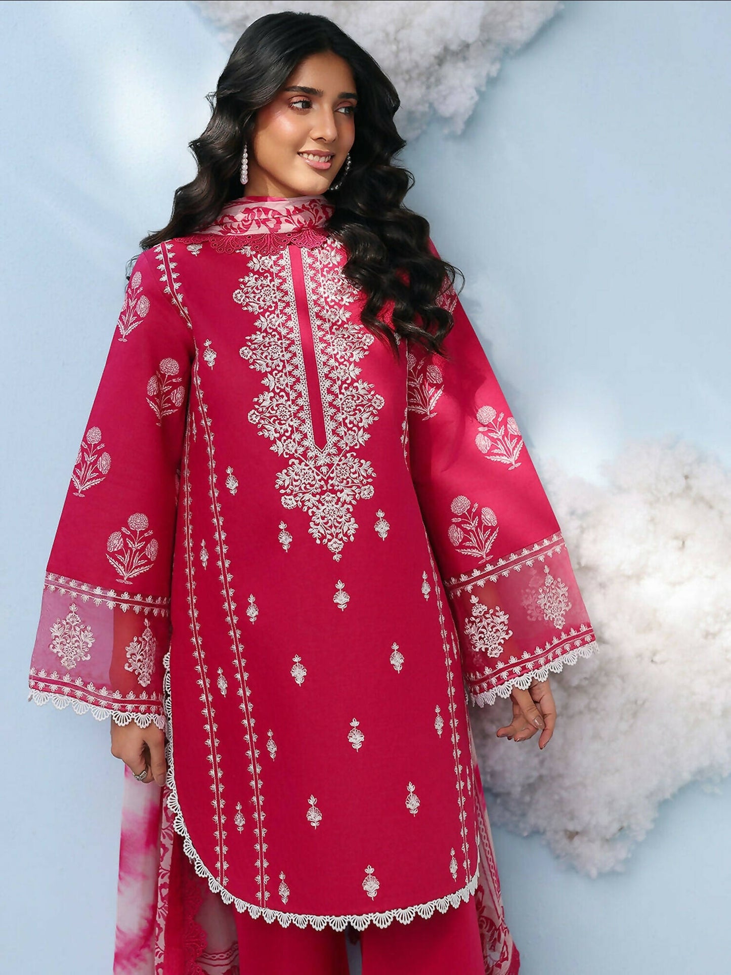 Mahnur Anaya Summer Vol 2 Lawn Embroidered Unstitched 3-Piece Suit-AN-2-12