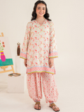 Panache Apparel Bloomie Silk Lawn Printed Stitched Suit-Paintsy