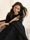 Panache Apparel Monochrome Tales Cambric Katan Embroidered Stitched Suit-Eclipse Bloom