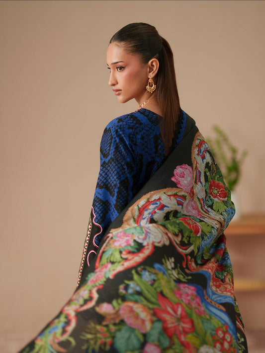 Binilyas Jojo Summer'26 Lawn Embroidered Unstitched 3-Piece Suit-83B