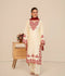 Stylish Collection Whisper Pret Linen Embroidered Stitched 3-Piece Suit-Laal Bahar
