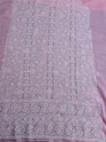 Pink Fehm Lawn Hand Embroidered Chikankari Shirt