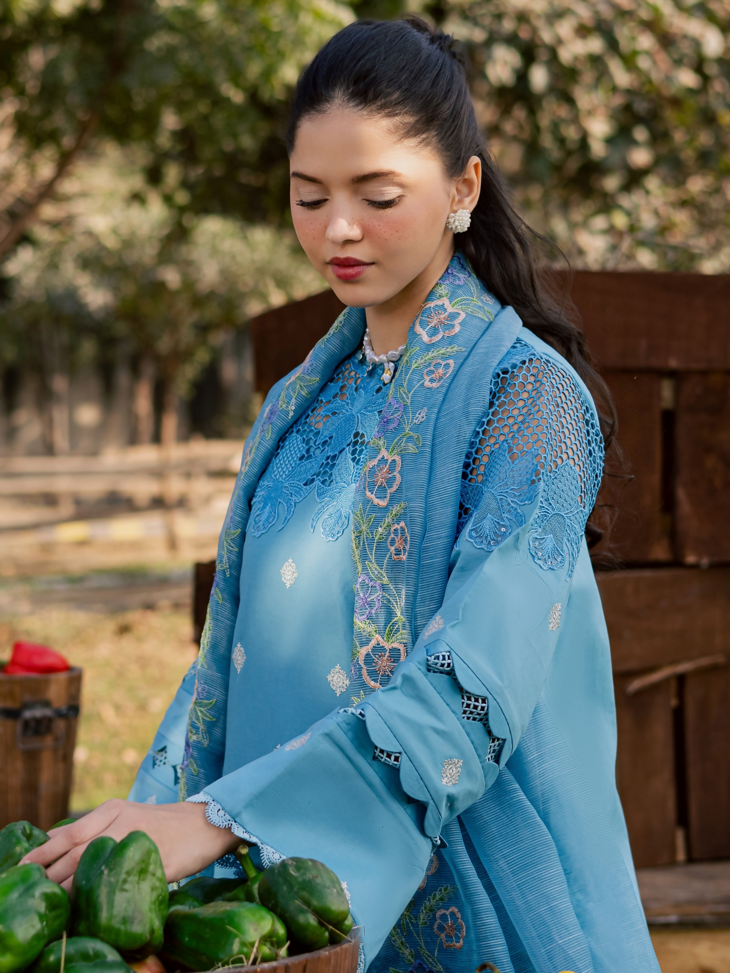 Parishay Summer Queen Vol 2 Lawn Embroidered Unstitched 3-Piece Suit-SQU-13