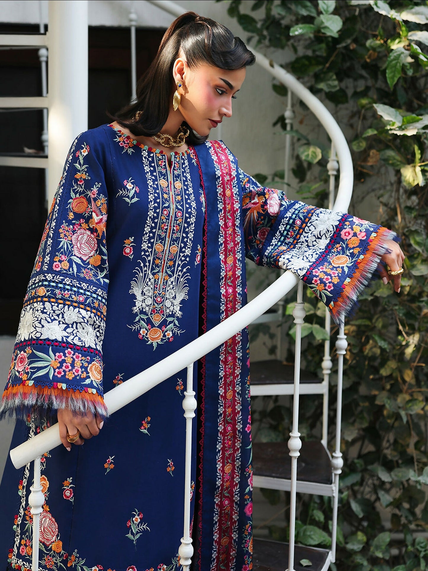 Binilyas Lumina Summer Lawn Embroidered Unstitched 3-Piece Suit-L73-A