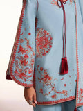 Jugnu by Hussain Rehar SS'25 Eid Pret Edit II Cotton Embroidered 2-Piece Suit-Nouri