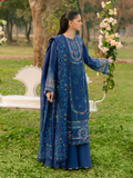 Binilyas Freesia Luxury Lawn Embroidered Unstitched 3-Piece Suit-102 - B