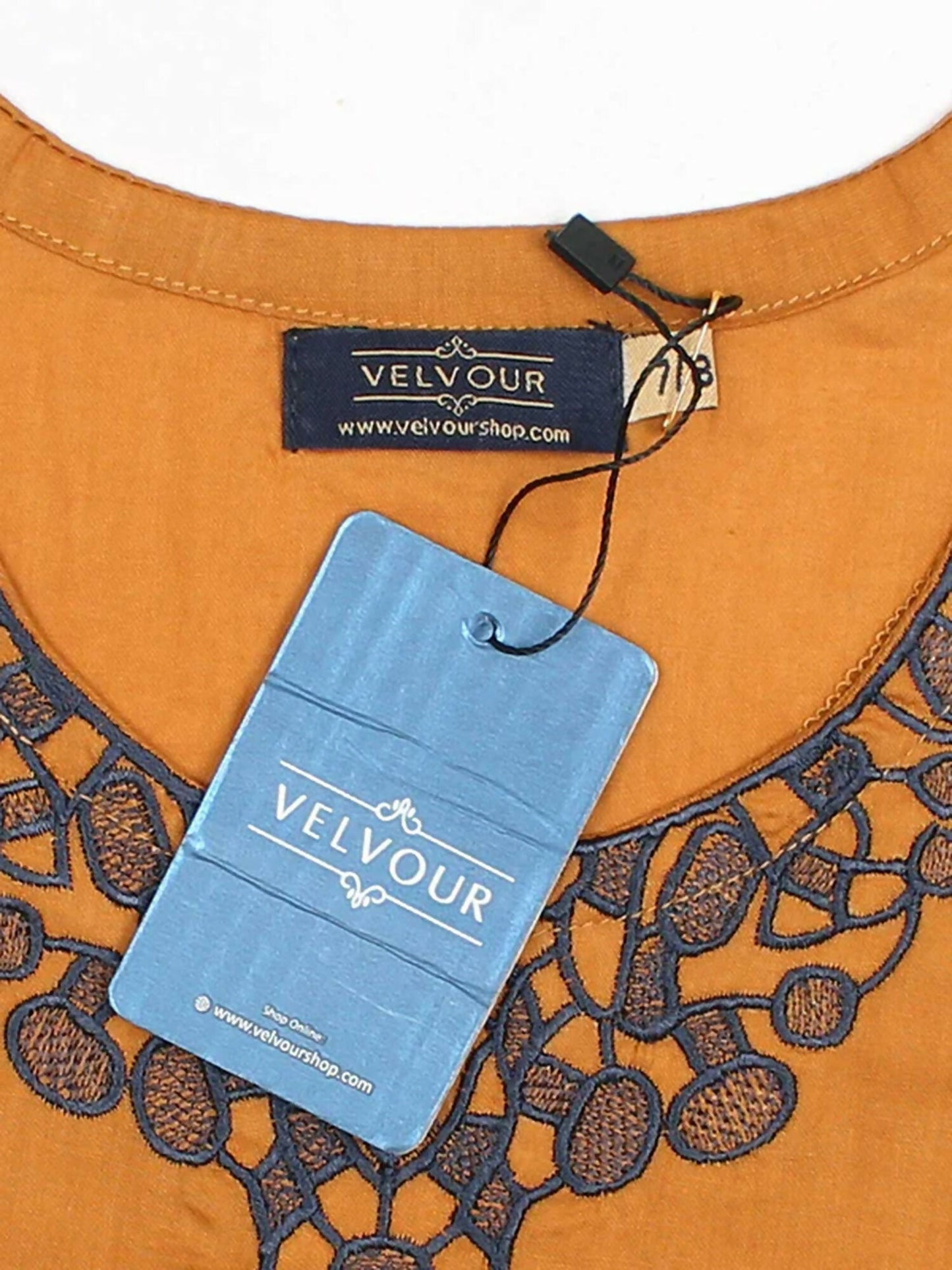 Velvour Girls Cotton Embroidered Co-Ord Set-VG173-A