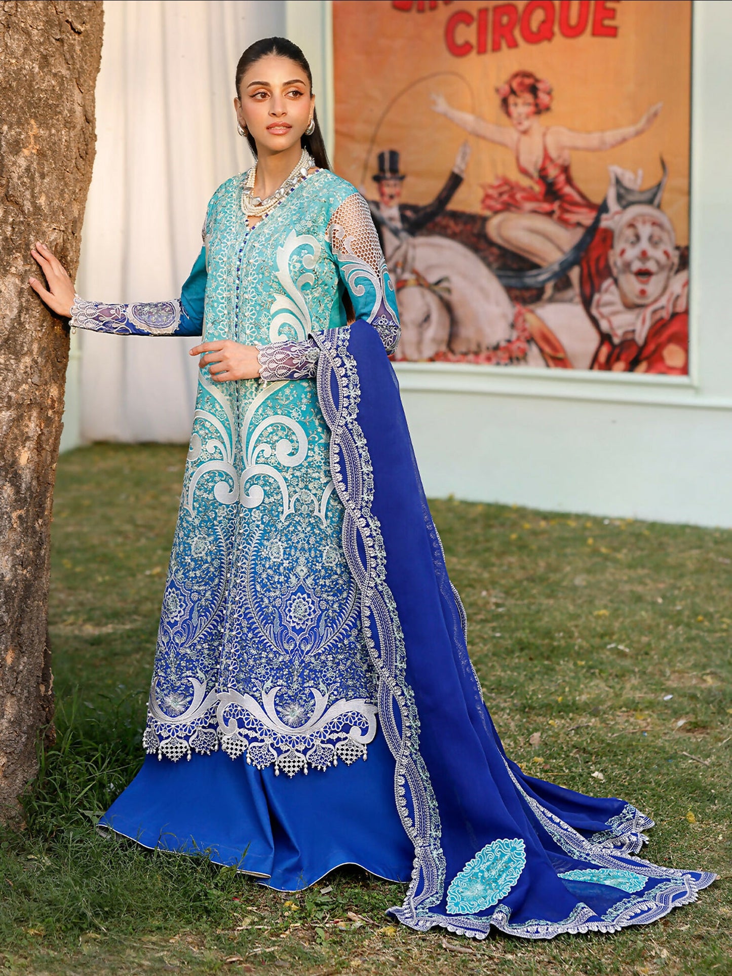 Binilyas Carnival Lawn Embroidered Stitched 3-Piece Suit-36-A