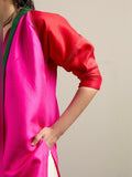 Hussain Rehar Pay Day Vol III Raw Silk Stitched 2-Piece Suit-Vivid