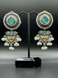 H&A Jewellery Handmade Brass Oxidized Jhumka