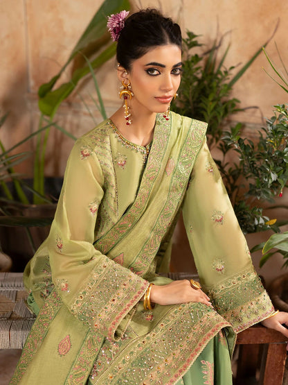 Shurooq Kanpur 1912 Net Embellished Gharara-Moti Mahal