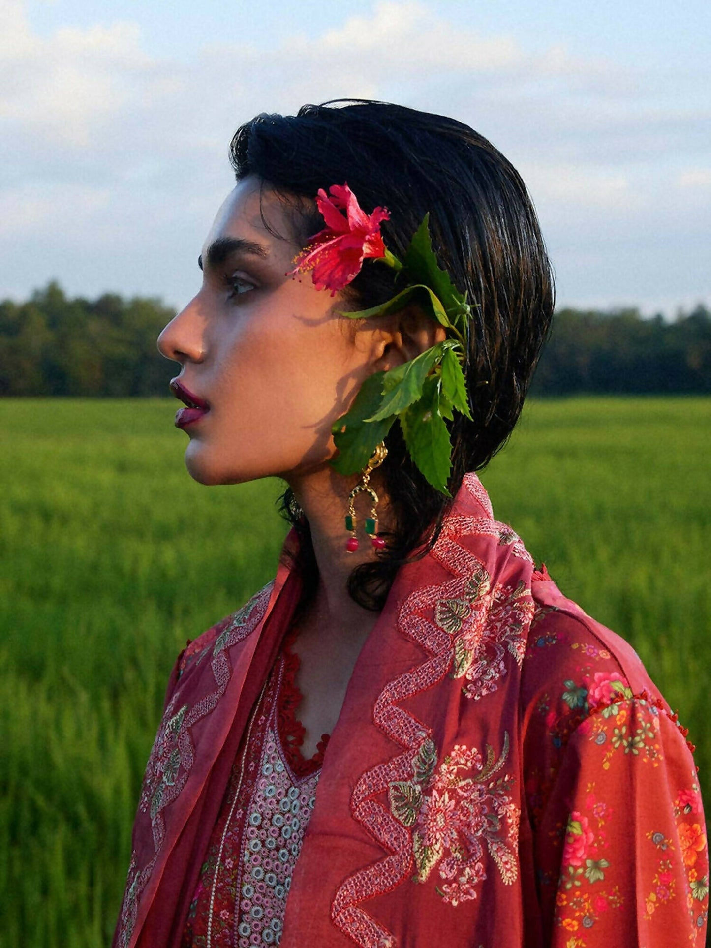 Hussain Rehar Pret SS'25 Lawn Printed Stitched 3-Piece Suit-Nahla