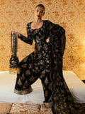Hussain Rehar Basic Not Basic V Raw Silk Embellished Stitched 3-Piece Suit-Auric