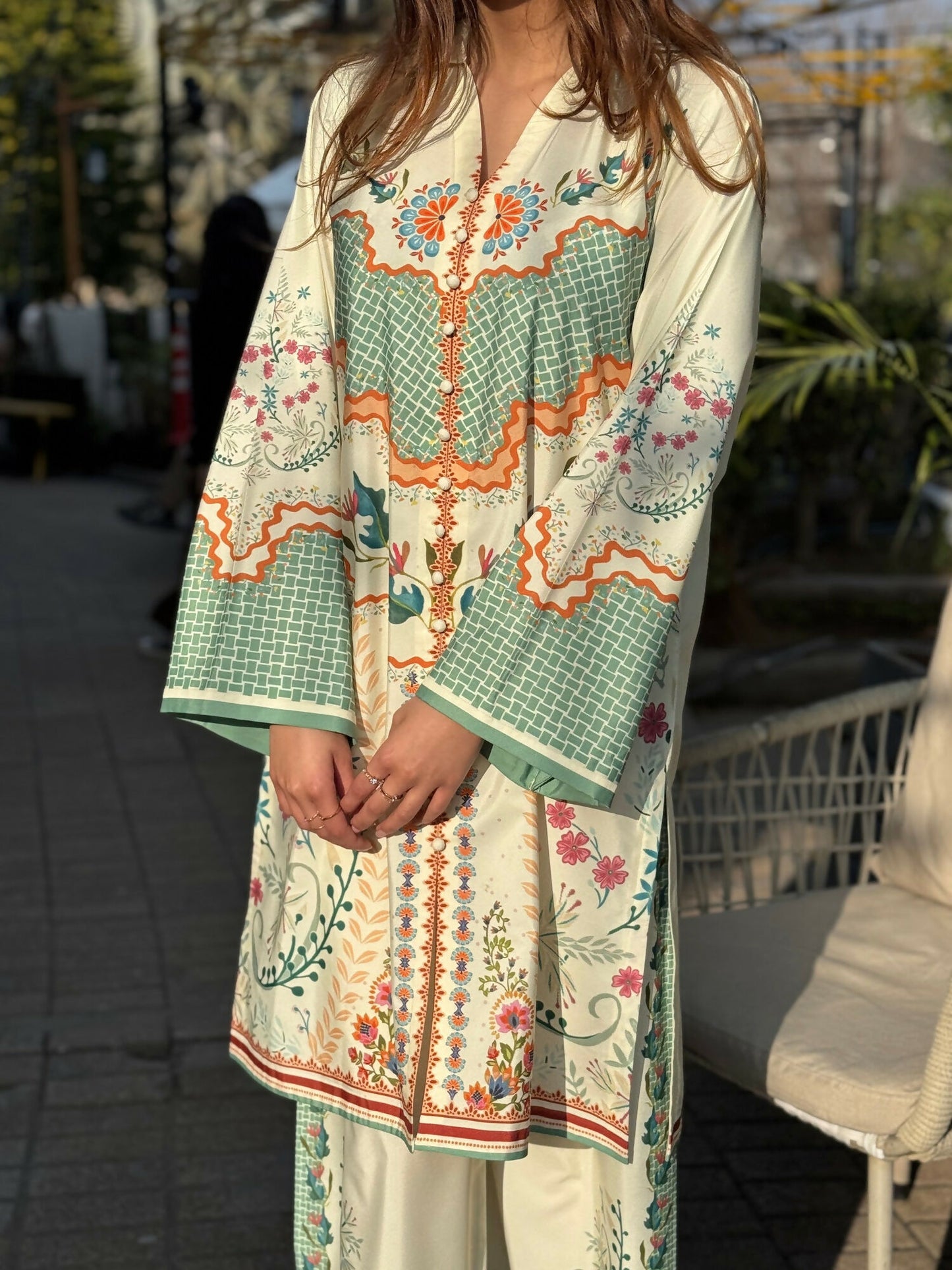 Sehrish Kanwal K-Ord Crepe Printed Co-Ord Set-Clara