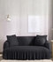 Elegant Bedding Persian Style Jersey Bubble Sofa Cover