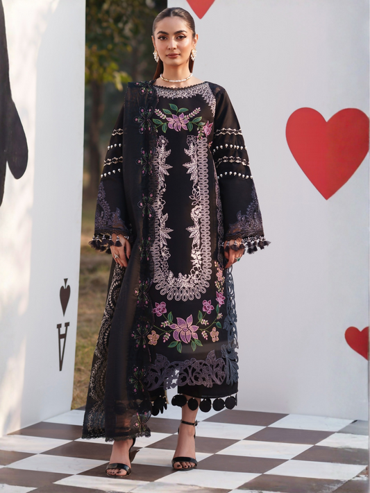 Parishay Summer Queen Lawn Embroidered Unstitched 3-Piece Suit-SQ-05