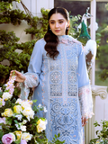Binilyas Freesia Luxury Lawn Embroidered Unstitched 3-Piece Suit-107 - A