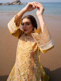 Mahnur Sirene Luxury Lawn Embroidered Unstitched 3-Piece Suit-Dahlia