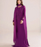 Allure By IH Silver Night Tussel Silk Embroidered Kaftan Set-Moon Drop