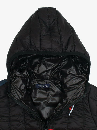 Velvour Full Sleeves Hooded Puffer Jacket-VJ012-B