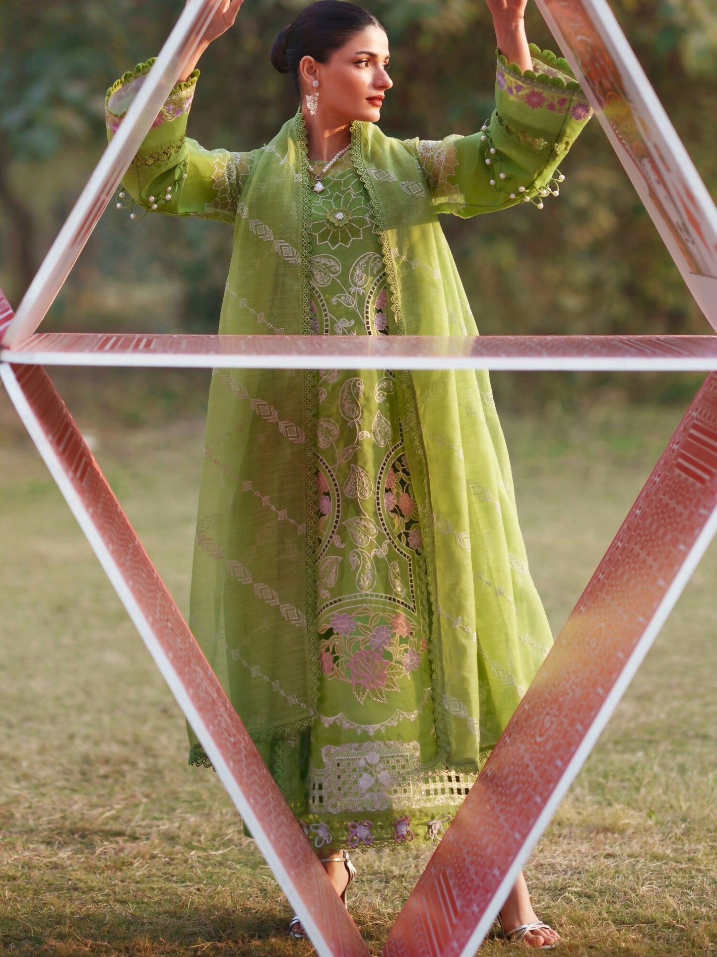 Parishay Summer Queen Lawn Embroidered Unstitched 3-Piece Suit-SQ-03