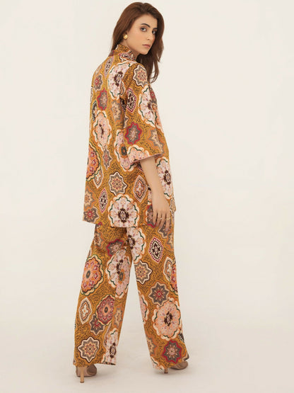 Shiza Hassan SH West Blended Silk Printed Co-Ord Set-Mason