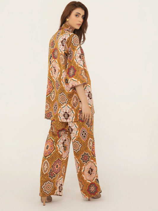 Shiza Hassan SH West Blended Silk Printed Co-Ord Set-Mason