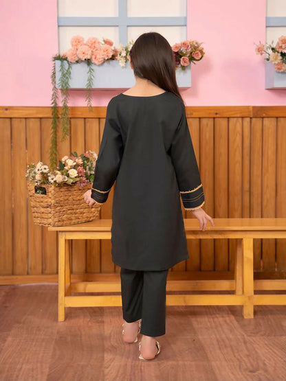 Velvour Girls Embroidered Stitched 2-Piece-Suit-VG87-B