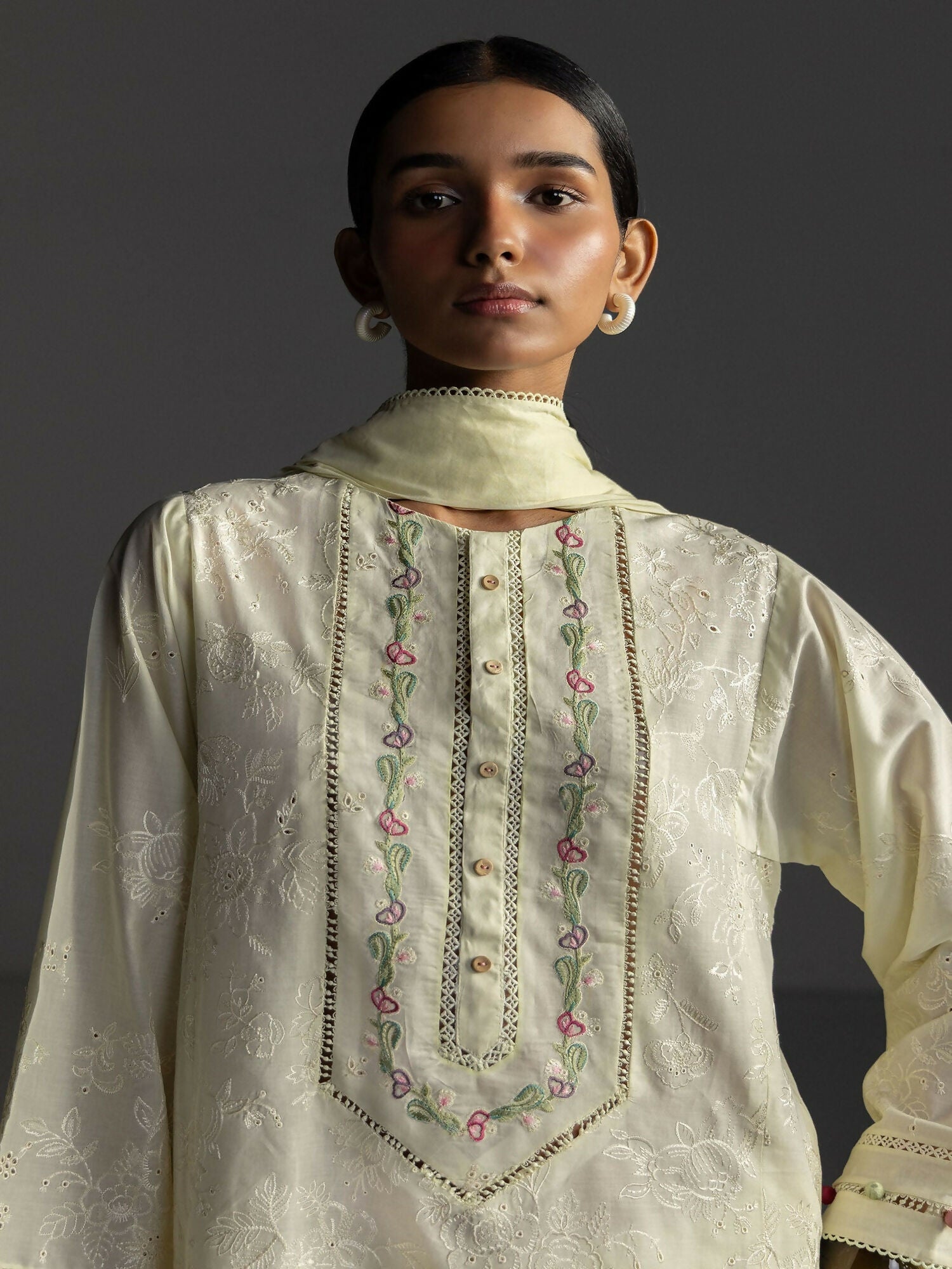 COCO by Zara Shahjahan Lawn'26 Embroidered Unstitched 3-Piece Suit-Liora-8B