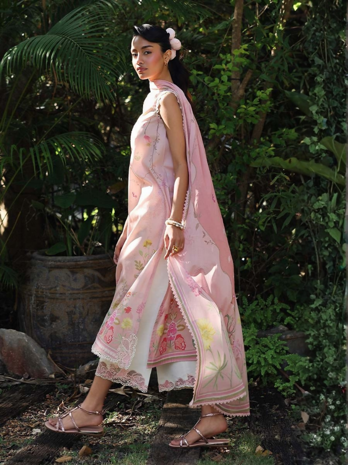 Qalamkar Qprints Lawn'26 Embroidered Unstitched 3-Piece Suit-AX-01-(B)-Iona