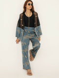 Shiza Hassan SH West Blended Silk Printed Co-Ord Set-Ciel