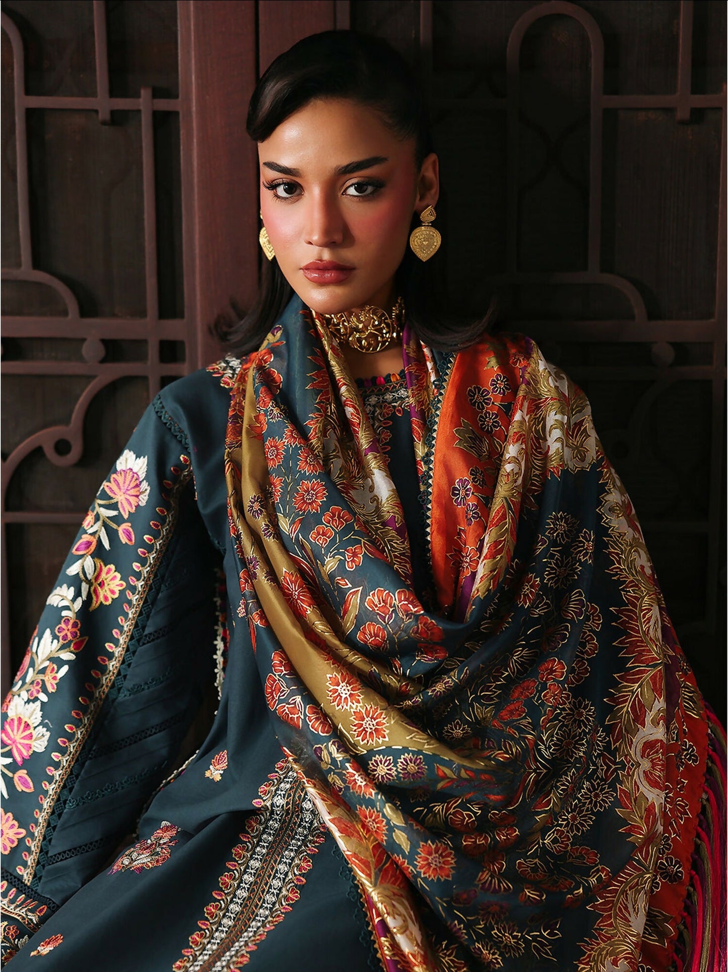 Binilyas Lumina Summer-26 Lawn Embroidered Unstitched 3-Piece Suit-L74-A