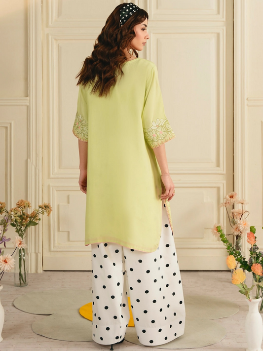 Mannat Clothing Boho Summer'26 Cotton Embroidered Stitched Suit-Petaline