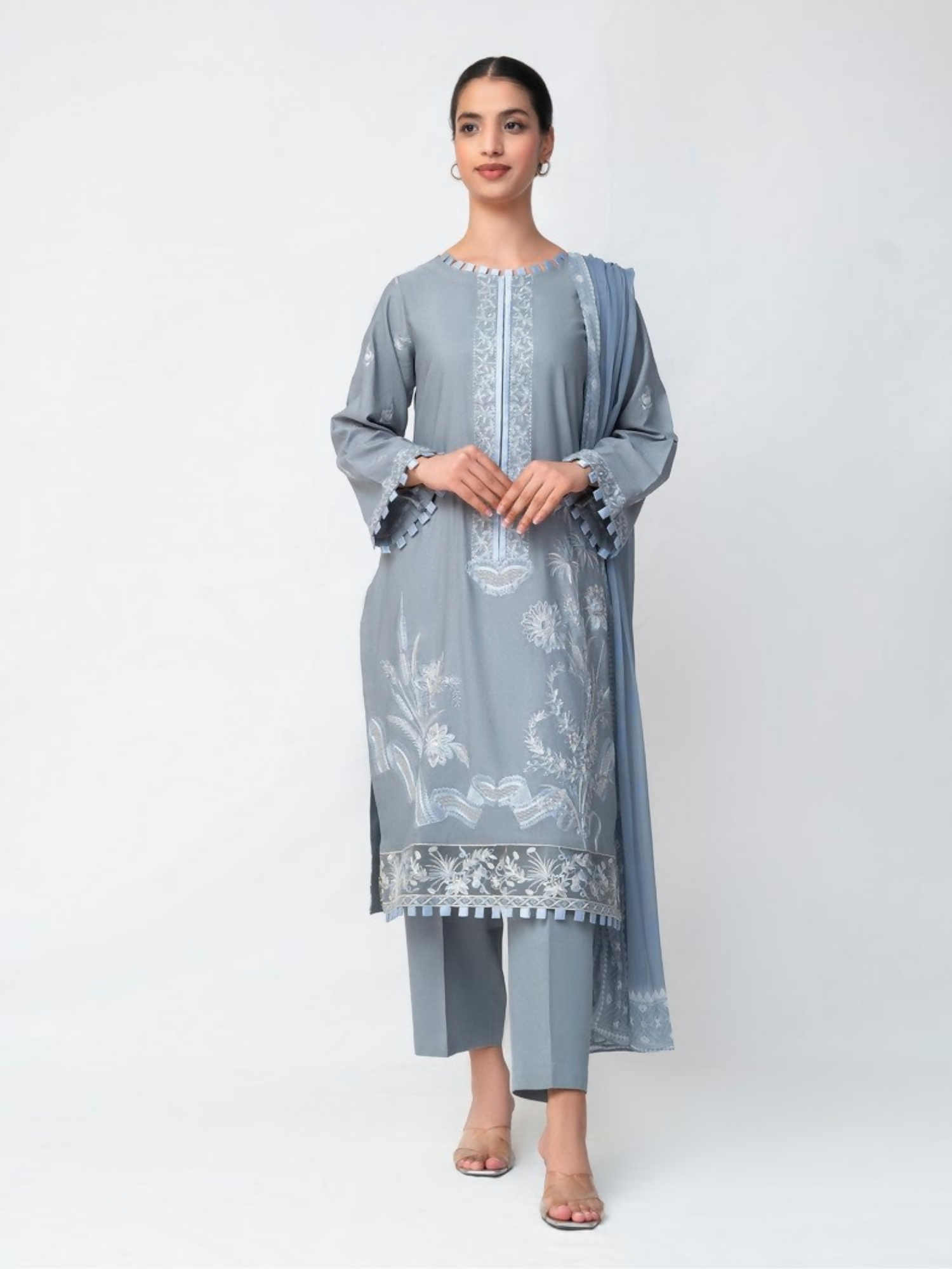 Imran Aftab Maya Winter Karandi Embroidered Unstitched 3-Piece Suit-IAKC-UF-27