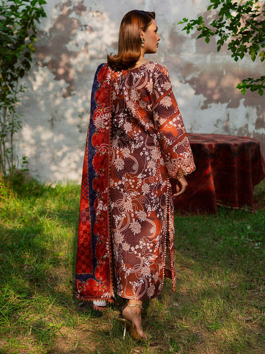 Parishay Rang e Sarma Khaddar Embroidered Stitched 3-Piece Suit-SAR-02