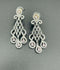 H&A Jewellery One Carat Silver Rhodium Plated Earrings