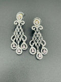 H&A Jewellery One Carat Silver Rhodium Plated Earrings