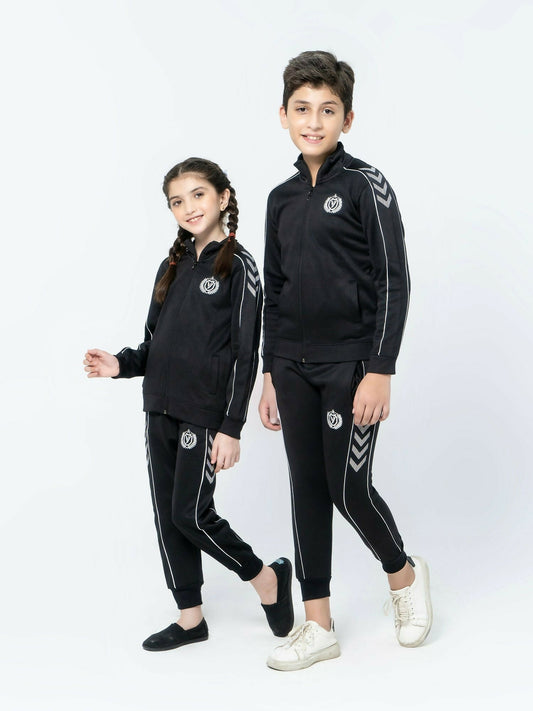 Velvour Fleece Mock Neck Tracksuit-VWT012-B
