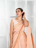 Imran Aftab Lux Winter Wedding Organza Embroidered Unstitched Saree-IASC-31