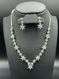 H&A Jewellery One Carat Silver Rhodium Plated Jewellery Set